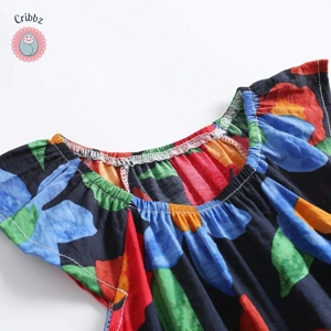 Floral Summer Cotton Baby Girl Bodysuit