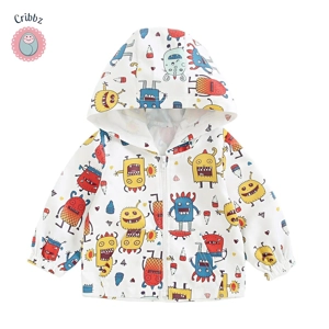 Long Sleeve Hooded Baby Coat