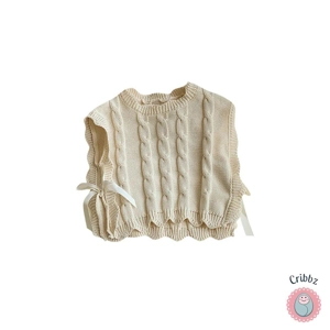 Girls Knitted Sleeveless Vest 1-7 Years