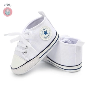 Soft Canvas First Walker Baby Sneakers