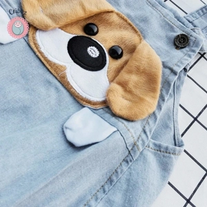 Toddler Summer Denim Jeans Overalls Set