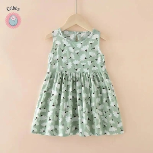 Cribbz Summer Princess A-Line Cotton Dress