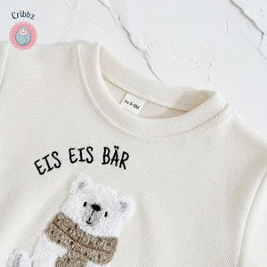 {Autumn Baby Polar Bear Outfit Set