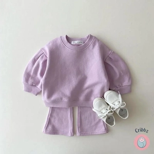 Baby Hoodie and Flare Pants Set