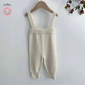 Knitted Baby Overall Sweater Pants 0-2Y