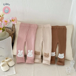 Cute Cartoon Knitted Leggings for Kids