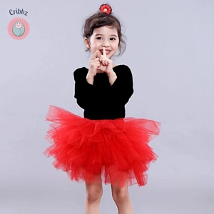 Fluffy 6-Layer Girls Ballet Tutu Skirt