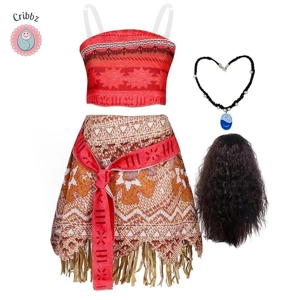 Moana Princess Dress Costume Set