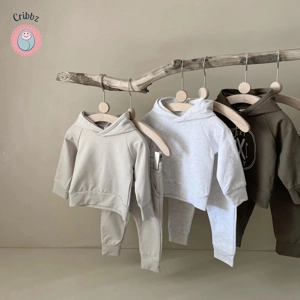 Autumn Cotton Hoodie and Pants Set