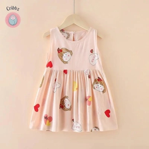 Cribbz Summer Princess A-Line Cotton Dress