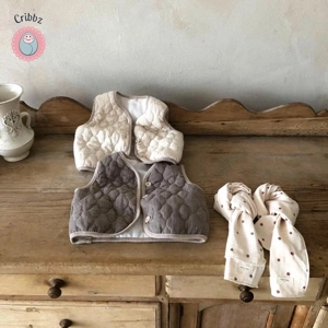 Warm Cotton Waistcoats for Newborns