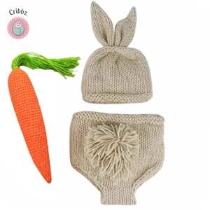 Newborn Knitting Costume Set for Photoshoots