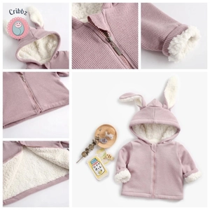 Cute Hooded Winter Coat for Infants