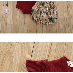 Summer Infant Girl Ruffle Romper Set