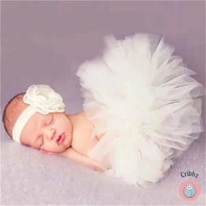 Soft Yellow Newborn Cake Smash Tutu