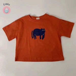 Animal Pattern Kids Casual T-shirt
