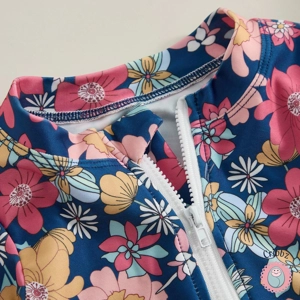 Toddler Girls Strawberry Print Swimsuit Set