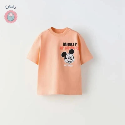Mickey Mouse Cartoon Kids T-Shirt title=