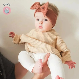 Knitted Long Sleeve Baby Sweater