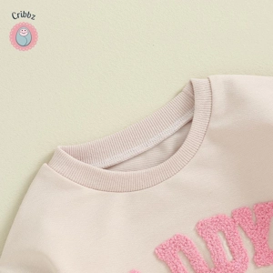 Lovely Autumn Baby Girls Ruffled Romper