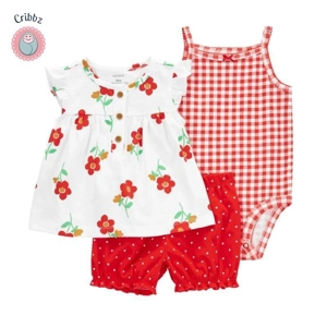 Newborn Summer Girls Clothing Set