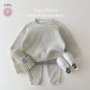 Baby Waffle Two-Piece Clothing Set