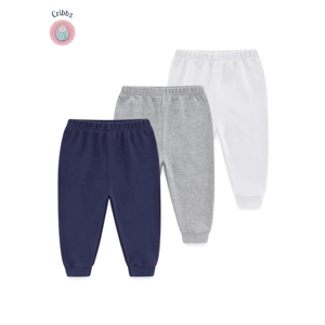 3-Piece Infant Cotton Pants Set