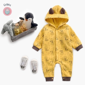 Winter Baby Boys Animal Jumpsuit Romper