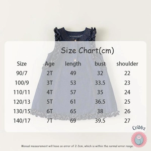 Sweet Denim Tank Dress for Girls