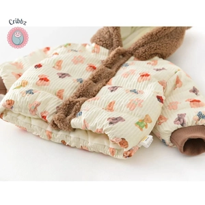 Winter Baby Parka with Fur Hoodie