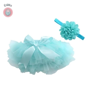 Baby Girls Rainbow Tulle Tutu Set