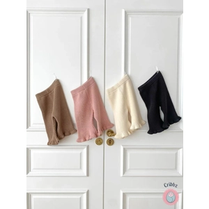 Soft Knit Flare Autumn Baby Girl Pants