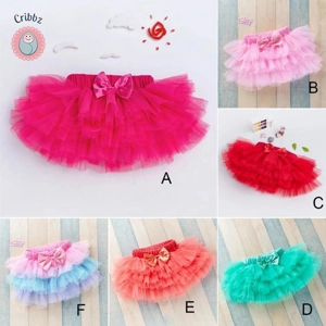 Rainbow Tulle Tutu Bloomers for Baby Girls