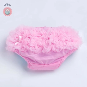Baby Girls Cotton Ruffled Bloomers