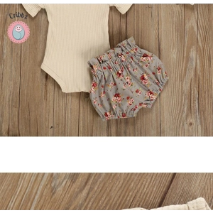 Summer Infant Girl Ruffle Romper Set