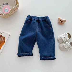 Cute Thicken Denim Jeans for Kids