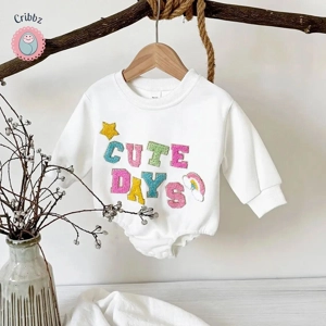 Baby Girl Cotton Bubble Romper