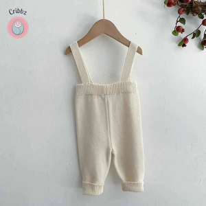Knitted Baby Overall Sweater Pants 0-2Y