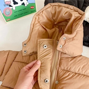 Kids Winter Parka with Fur Hood