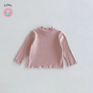 Cute Autumn Knit Undershirt for Kids