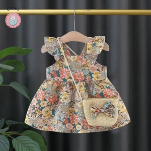 Summer Floral Cotton Baby Dress