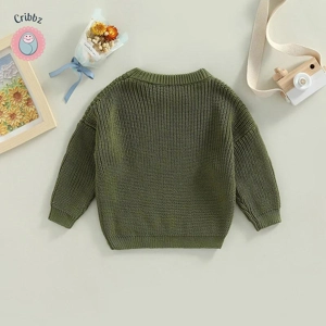 Baby Knit Sweater Long Sleeve Pullover