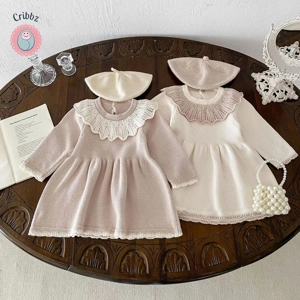 Autumn Girls Knitted A-line Dress