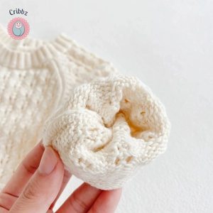 Spring Baby Girl Knit Hollow Romper