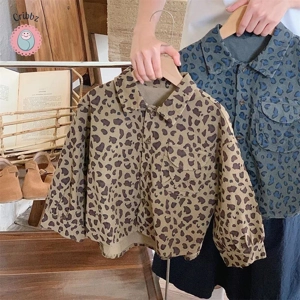 Autumn Boys Long Sleeve Leopard Shirt