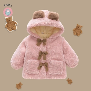 Cute Winter Bear Fleece Coat for Kids