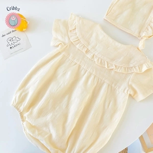 Floral Cotton Bodysuit Set for Newborns