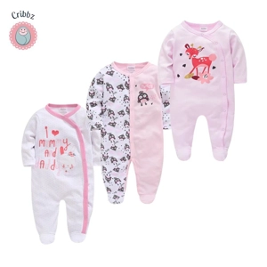 Cotton Baby Jumpsuit Pajamas Set