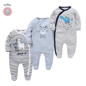 Cotton Baby Jumpsuit Pajamas Set