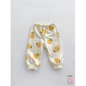 Fruit Print Cotton Hoodie Set